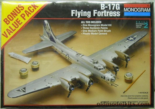 Monogram 1/48 B-17G Flying Fortress, 6384 plastic model kit